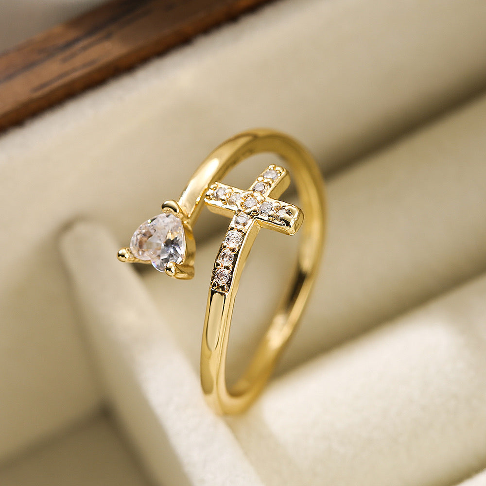 Amour Glow Statement Ring - Adjustable