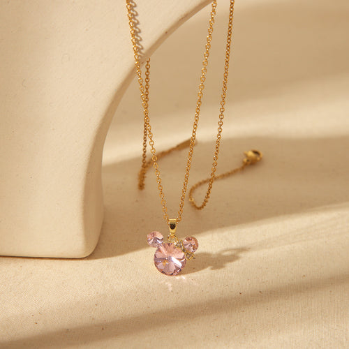 Blush Doll Charm Necklace