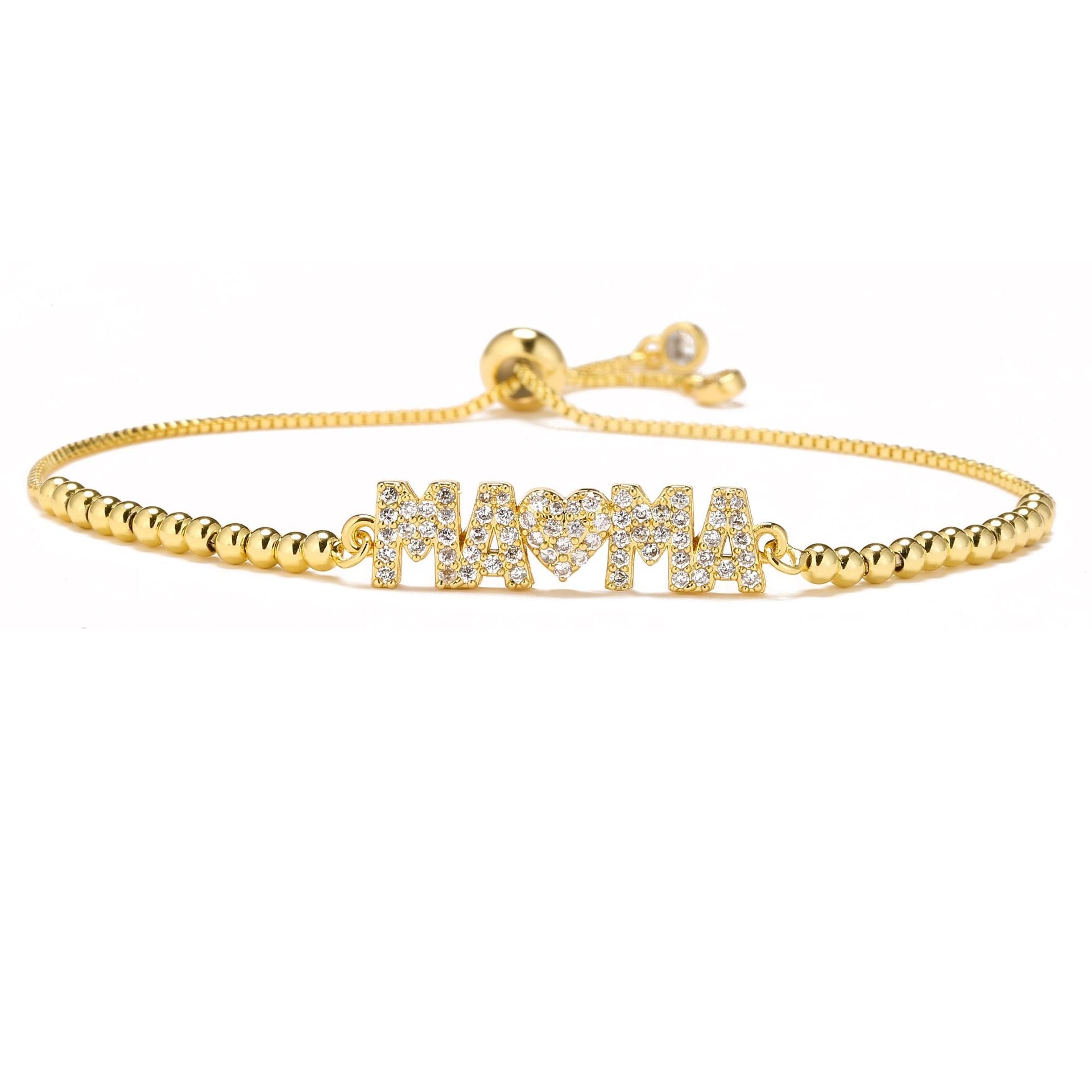 Mama Love Crystal Bracelet