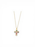 Rainbow Faith Cross Necklace