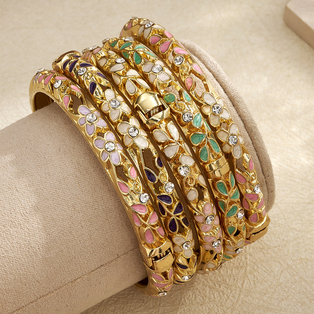Royale Blossom Bangles