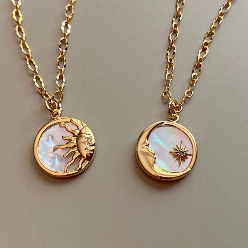 Golden Sol & Pearl Glow Necklace